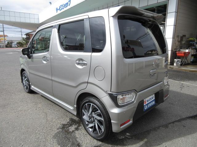 ワゴンR カスタムZ HYBRID ZX アップグレードPKG 4型 全方位カメラ付ディスプレイオーディオ オートライト Bluetooth プッシュスタート シートヒーター オートエアコン スズキセーフティーサポート 衝突被害軽減システム 横滑り防止機能(6枚目)