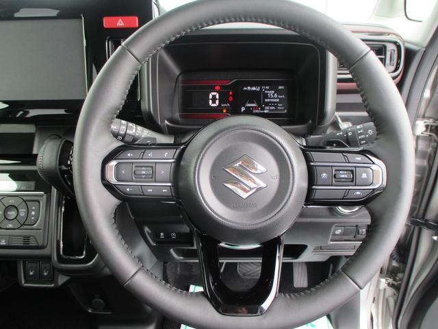 スペーシアカスタム カスタム　ＨＹＢＲＩＤ　ＸＳターボ　オートライト　スライドドア　プッシュスタート　シートヒーター　オートエアコン　スズキセーフティーサポート　衝突被害軽減システム　アイドリングストップ　衝突安全ボディ　盗難防止システム（16枚目）