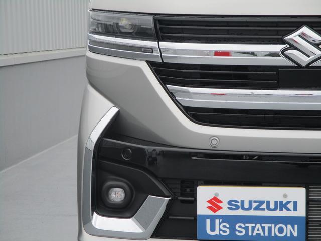 スペーシアカスタム カスタム　ＨＹＢＲＩＤ　ＸＳターボ　オートライト　スライドドア　プッシュスタート　シートヒーター　オートエアコン　スズキセーフティーサポート　衝突被害軽減システム　アイドリングストップ　衝突安全ボディ　盗難防止システム（41枚目）