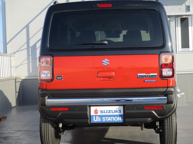 ハスラー タフワイルド　デュアルカメラブレーキサポート　オートライト　プッシュスタート　シートヒーター　オートエアコン　スズキセーフティーサポート　衝突被害軽減システム　アイドリングストップ　衝突安全ボディ　盗難防止システム（3枚目）