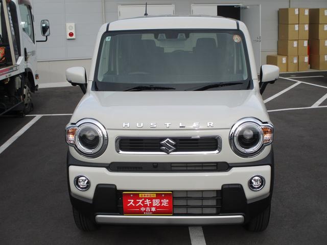 ハスラー ＨＹＢＲＩＤ　Ｘターボ　デュアルカメラブレーキサポート　バックカメラ　オートライト　純正ナビ　プッシュスタート　シートヒーター　オートエアコン　スズキセーフティーサポート　衝突被害軽減システム　アイドリングストップ　衝突安全ボディ　盗難防止システム（7枚目）