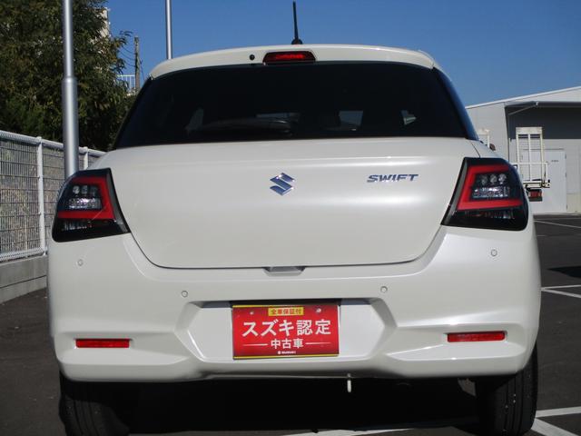 スイフト ＸＧ　デュアルセンサーブレーキサポート２　オートライト　プッシュスタート　シートヒーター　オートエアコン　スズキセーフティーサポート　衝突被害軽減システム　アイドリングストップ　衝突安全ボディ　盗難防止システム（3枚目）