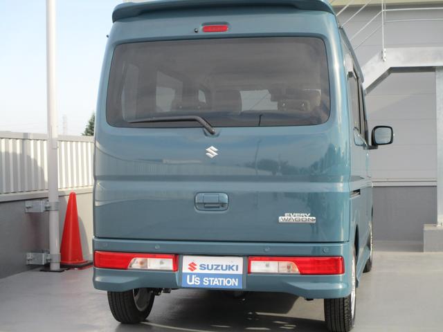 エブリイワゴン PZターボ ハイルーフ デュアルカメラブレーキサポート オートライト スライドドア プッシュスタート オートエアコン スズキセーフティーサポート 衝突被害軽減システム 衝突安全ボディ 盗難防止システム(3枚目)