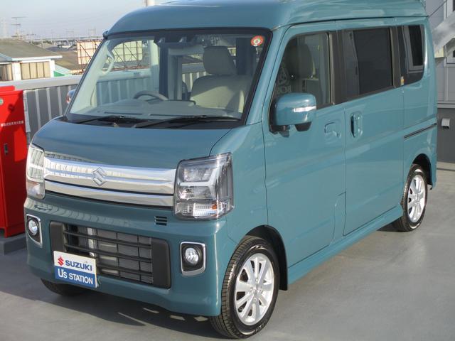 エブリイワゴン PZターボ ハイルーフ デュアルカメラブレーキサポート オートライト スライドドア プッシュスタート オートエアコン スズキセーフティーサポート 衝突被害軽減システム 衝突安全ボディ 盗難防止システム(7枚目)