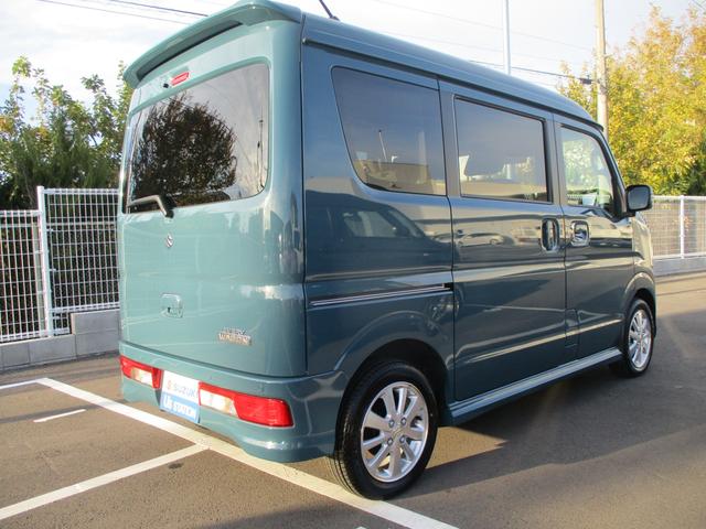 エブリイワゴン PZターボ ハイルーフ デュアルカメラブレーキサポート オートライト スライドドア プッシュスタート オートエアコン スズキセーフティーサポート 衝突被害軽減システム 衝突安全ボディ 盗難防止システム(8枚目)