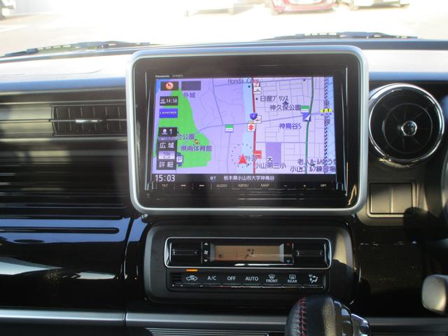 スペーシアカスタム カスタム HYBRID XS ナビゲーション付 バックカメラ オートライト スライドドア プッシュスタート 純正ナビ シートヒーター オートエアコン スズキセーフティーサポート 衝突被害軽減システム アイドリングストップ 衝突安全ボディ(10枚目)