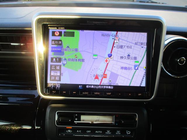 スペーシアカスタム カスタム HYBRID XS ナビゲーション付 バックカメラ オートライト スライドドア プッシュスタート 純正ナビ シートヒーター オートエアコン スズキセーフティーサポート 衝突被害軽減システム アイドリングストップ 衝突安全ボディ(43枚目)