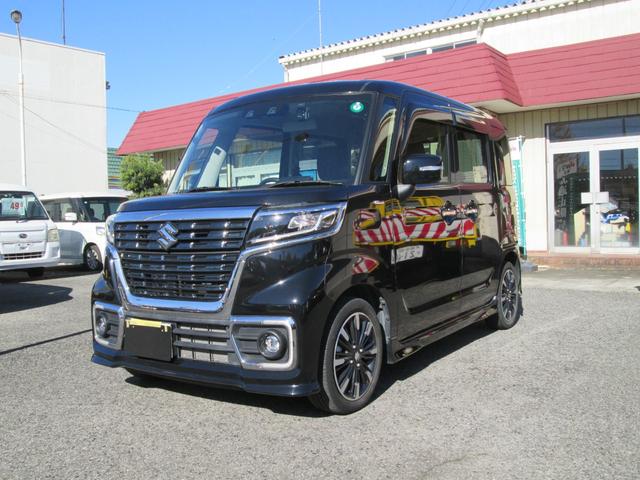 スペーシアカスタム ハイブリッドＸＳターボ　コムテックドライブレコーダー前後　ＥＴＣ　前後誤発進抑制機能　ＡＣ　リアコーナーセンサー　オートＬＥＤ　盗難防止　衝突安全ボディ　スマートキー付　ＥＳＣ　フルフラットシート　ＬＥＤ　ナビＴＶ　クルコン（2枚目）