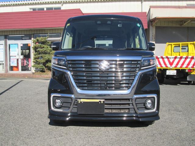 スペーシアカスタム ハイブリッドＸＳターボ　コムテックドライブレコーダー前後　ＥＴＣ　前後誤発進抑制機能　ＡＣ　リアコーナーセンサー　オートＬＥＤ　盗難防止　衝突安全ボディ　スマートキー付　ＥＳＣ　フルフラットシート　ＬＥＤ　ナビＴＶ　クルコン（3枚目）