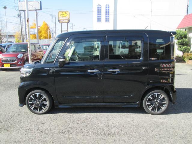 スペーシアカスタム ハイブリッドＸＳターボ　コムテックドライブレコーダー前後　ＥＴＣ　前後誤発進抑制機能　ＡＣ　リアコーナーセンサー　オートＬＥＤ　盗難防止　衝突安全ボディ　スマートキー付　ＥＳＣ　フルフラットシート　ＬＥＤ　ナビＴＶ　クルコン（4枚目）