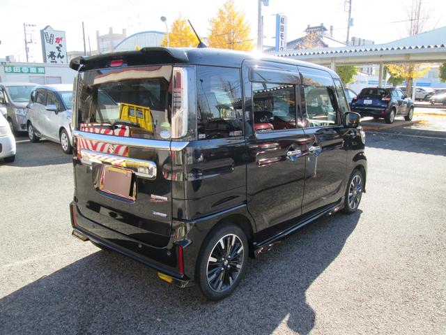 スペーシアカスタム ハイブリッドＸＳターボ　コムテックドライブレコーダー前後　ＥＴＣ　前後誤発進抑制機能　ＡＣ　リアコーナーセンサー　オートＬＥＤ　盗難防止　衝突安全ボディ　スマートキー付　ＥＳＣ　フルフラットシート　ＬＥＤ　ナビＴＶ　クルコン（6枚目）