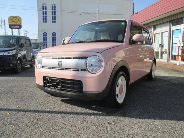 アルトラパン Ｌ　前後誤発進抑制　シートヒーター付　ナビ＆ＴＶ　横滑り防止装置付き　エネチャージ　運転席助手席エアバッグ　プッシュスタートスマートキー　イモビライザー　フルフラット　キーレスエントリーシステム　エアコン（4枚目）