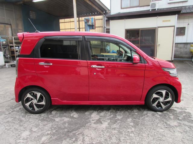 Ｎ－ＷＧＮカスタム Ｇ・ターボパッケージ　横滑り防止システム　追突被害軽減ブレーキ　ＥＣＯＮモード　ＷＳＲＳ　イモビ　サイドエアバッグ　オートクルーズ　キーフリー　ベンチシート　ＡＢＳ　衝突安全ボディ　パワーウインド　運転席エアバック　ＡＣ（3枚目）