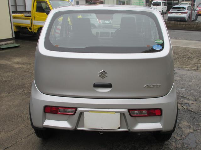 アルト Ｆ　エコアイドル　セキュリティ　ダブルエアバック　安全ボディ　キーレスエントリーシステム　横滑防止　パワステ　運転席エアバッグ　ＡＣ　ＡＢＳ　クリアランスソナー　オートハイビーム　パワーウインドー（5枚目）