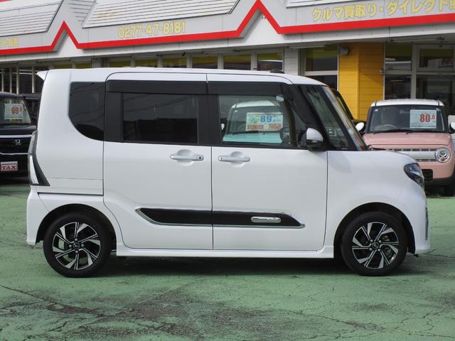 タント カスタムXスタイルセレクション 禁煙車 社外SDナビ・フルセグTV・ブルートゥース バックカメラ ETC 両側パワースライドドア LEDヘッドライト キーフリー オートエアコン 純正アルミホイール(8枚目)