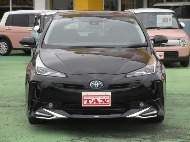 プリウス Ｓ　４ＷＤ　禁煙車　モデリスタエアロ　ＬＥＯＮＩＳ１７インチアルミホイール　ガナドールマフラー　純正ＳＤナビ・フルセグＴＶ・ブルートゥース　全方位モニター　ＥＴＣ　クルーズコントロール　ＬＥＤライト（5枚目）