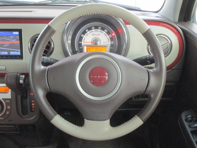 アルトラパンショコラ Ｘ　禁煙車　社外ナビＴＶ　ＥＴＣ　ドライブレコーダー　キーフリー　オートエアコン　ＨＩＤヘッドライト　純正アルミホイール（19枚目）