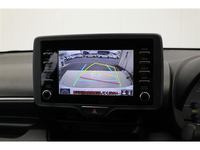 ヤリス ハイブリッドＸ　衝突被害軽減ブレーキ　ディスプレイオーディオ　ナビ　Ｂｌｕｅｔｏｏｔｈ接続　バックカメラ　ＥＴＣ　オートハイビーム　クルーズコントロール　オートエアコン　電動格納ミラー　プッシュスタート（6枚目）