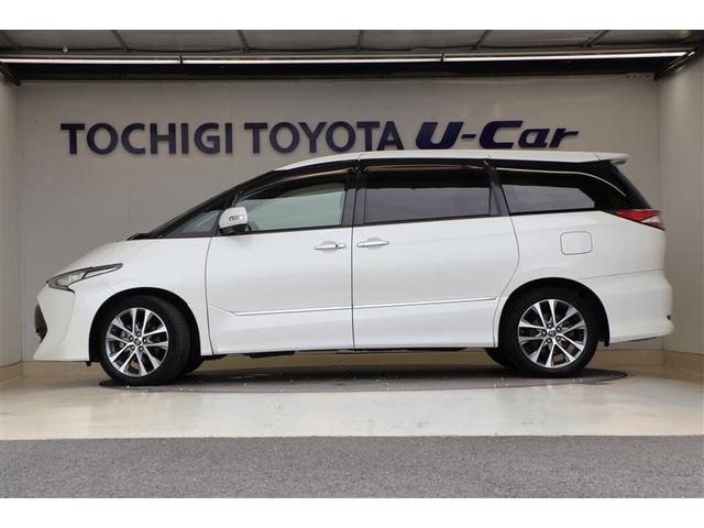 エスティマ アエラス プレミアム ワンオーナー 7人乗り 衝突被害軽減ブレーキ 純正9インチナビ CD/DVD フルセグTV Bluetooth接続 バックカメラ 後席モニター ETC クルーズコントロール 純正アルミホイール(2枚目)