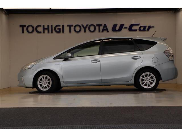 プリウスアルファ Ｓ　５人乗り　純正ナビ　ＣＤ／ＤＶＤ　フルセグＴＶ　Ｂｌｕｅｔｏｏｔｈ接続　バックカメラ　プッシュスタート　純正アルミホイール　ＬＥＤヘッドライト　ドアバイザー　フロアマット　ステアリングスイッチ（2枚目）