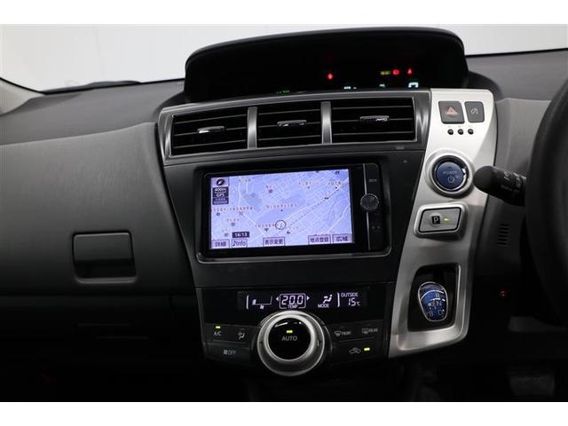 プリウスアルファ Ｓ　５人乗り　純正ナビ　ＣＤ／ＤＶＤ　フルセグＴＶ　Ｂｌｕｅｔｏｏｔｈ接続　バックカメラ　プッシュスタート　純正アルミホイール　ＬＥＤヘッドライト　ドアバイザー　フロアマット　ステアリングスイッチ（5枚目）