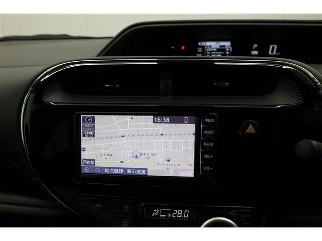 アクア Ｓスタイルブラック　ワンオーナー　衝突被害軽減ブレーキ　純正ナビ　ＣＤ　Ｂｌｕｅｔｏｏｔｈ接続　ワンセグＴＶ　全周囲カメラ　ＥＴＣ　シートヒータ　オートエアコン　純正アルミホイール　ステアリングスイッチ　プッシュスタート（5枚目）