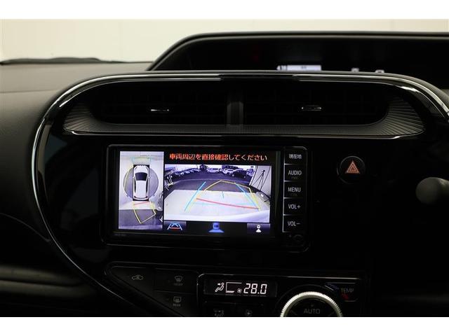 アクア Ｓスタイルブラック　ワンオーナー　衝突被害軽減ブレーキ　純正ナビ　ＣＤ　Ｂｌｕｅｔｏｏｔｈ接続　ワンセグＴＶ　全周囲カメラ　ＥＴＣ　シートヒータ　オートエアコン　純正アルミホイール　ステアリングスイッチ　プッシュスタート（6枚目）