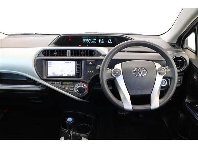 アクア Ｓ　純正ナビ　ＣＤ　ワンセグＴＶ　Ｂｌｕｅｔｏｏｔｈ接続　バックカメラ　ＥＴＣ　電動格納ミラー　オートエアコン　プッシュスタート　ステアリングスイッチ　マニュアルライトレベライザー　ドアバイザー（4枚目）