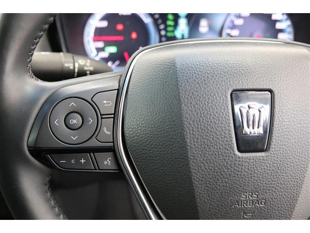 クラウンハイブリッド ＲＳ　リミテッド　衝突被害軽減ブレーキ　純正ナビ　ＣＤ／ＤＶＤ　フルセグＴＶ　Ｂｌｕｅｔｏｏｔｈ接続　全周囲カメラ　ＥＴＣ２．０　シートヒーター　ステアリングヒーター　純正アルミホイール　パワーシート（11枚目）