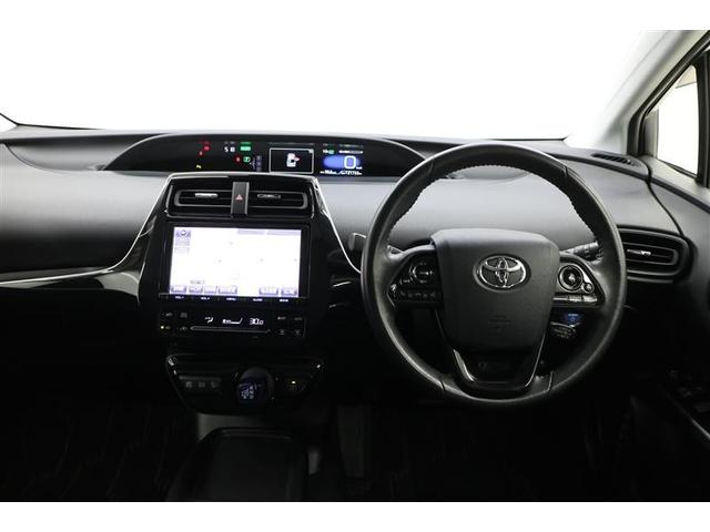 プリウス Ｓ　ワンオーナー　衝突被害軽減ブレーキ　純正９インチナビ　ＣＤ／ＤＶＤ　フルセグＴＶ　Ｂｌｕｅｔｏｏｔｈ接続　バックカメラ　ＥＴＣ２．０　クルーズコントロール　ＬＥＤヘッドライト　プッシュスタート（4枚目）