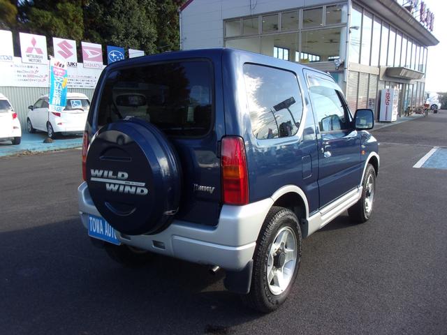 ジムニー ワイルドウインド 80周年記念車 マニュアル パートタイム4WD高低二段切替式(後輪駆動ベース) フォグランプ ジオランダー CD/MD キーレス(8枚目)