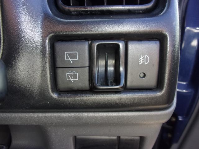 ジムニー ワイルドウインド 80周年記念車 マニュアル パートタイム4WD高低二段切替式(後輪駆動ベース) フォグランプ ジオランダー CD/MD キーレス(22枚目)