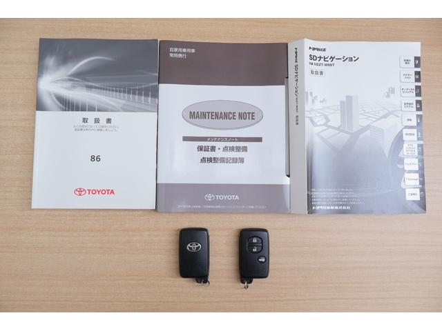 ８６ ＧＴリミテッド　純正ＳＤナビ　地デジＴＶ　バックカメラ　スマートキー　ＥＴＣ　クルーズコントロール　トルセンＬＳＤ　パドルシフト　電動格納ミラー　Ｂｌｕｅｔｏｏｔｈ接続　シートヒーター　ＬＥＤヘッドライト　純正アルミ　横滑り防止装置（40枚目）