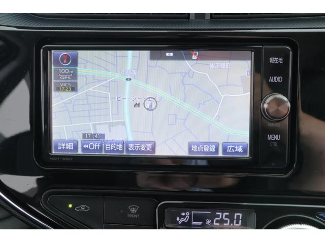 アクア Ｇソフトレザーセレクション　衝突被害軽減ブレーキ　純正ＳＤナビ　地デジＴＶ　バックカメラ　スマートキー　ＥＴＣ　クルーズコントロール　オートハイビーム　車線逸脱警報　クリアランスソナー　Ｂｌｕｅｔｏｏｔｈ接続　ＬＥＤヘッドライト　横滑り防止装置（14枚目）