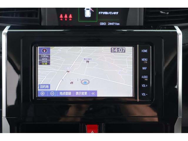 ルーミー カスタムＧ　衝突被害軽減ブレーキ　純正ＳＤナビ　地デジＴＶ　スマートキー　ＥＴＣ　レーダークルーズ　オートハイビーム　車線逸脱警報　コーナーセンサー　両側電動ドア　先行車発進お知らせ機能　ＬＥＤライト　Ｂｌｕｅｔｏｏｔｈ接続　純正アルミ　横滑り防止装置（14枚目）