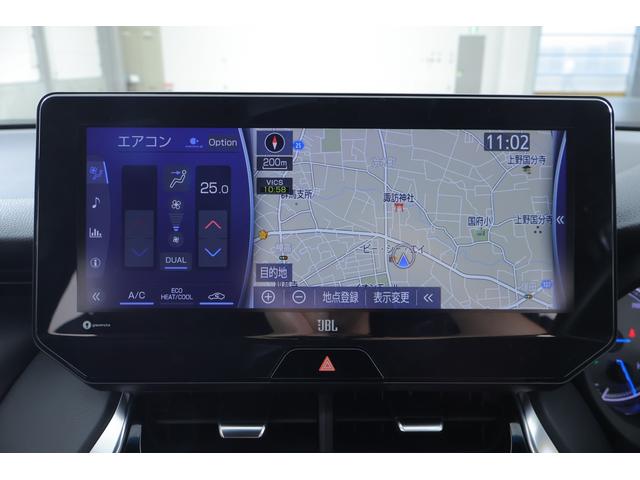 ハリアーハイブリッド Ｇ　衝突被害軽減ブレーキ　１２．３インチＪＢＬナビ地デジＴＶ　バックカメラ　ＢＳＭ　レーダークルーズ　オートハイビーム　車線逸脱警報　クリアランスソナー　ＥＴＣ２．０　パワーシート　パワーバックドア　デジタルミラー　ＬＥＤライト　ドラレコ　ワンオーナー（14枚目）