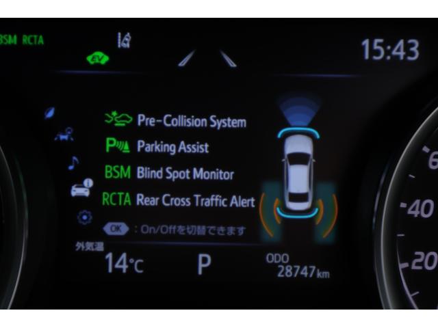 カムリ Ｇ　衝突被害軽減ブレーキ　純正９インチＤＡナビ　地デジＴＶ　バックカメラ　ＢＳＭ　スマートキー　ＥＴＣ２．０　レーダークルーズ　車線逸脱警報　オートハイビーム　クリアランスソナー　シートヒーター　パワーシート　ＬＥＤヘッドライト　前後ドラレコ　横滑り防止装置（18枚目）