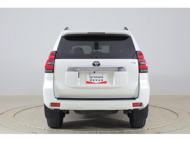ランドクルーザープラド TX Lパッケージ 4WD サンルーフ 衝突被害軽減ブレーキ SDナビ地デジTV バックカメラ スマートキー ETC2.0 レーダークルーズ 車線逸脱警報 オートハイビーム 本革 シートヒーター&クール クリアランスソナー LEDヘッドライト 横滑り防止装置(52枚目)