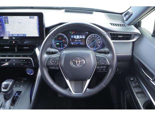 ハリアーハイブリッド Ｚ　レザーパッケージ　４ＷＤ　衝突被害軽減ブレーキ　ドラレコ　１２．３インチＪＢＬナビ　地デジＴＶ　バックカメラ　ＢＳＭ　レーダークルーズ　車線逸脱警報　クリアランスソナー　ＥＴＣ２．０　シートヒーター＆クール　パワーバックドア　デジタルミラー　ワンオーナー（13枚目）