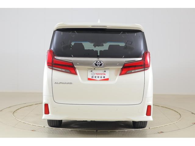 アルファード ２．５Ｓ　タイプゴールド　４ＷＤ　衝突被害軽減ブレーキ　９型ＤＡナビ　地デジＴＶ　バックカメラ　後席モニター　レーダークルーズ　オートハイビーム　車線逸脱警報　クリアランスソナー　ＥＴＣ　前後ドラレコ　ＡＣ１００Ｖ電源　パワーバックドア　３眼ＬＥＤライト（50枚目）