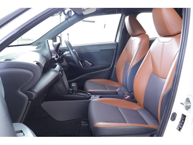 ヤリスクロス ハイブリッドZ アドベンチャー 衝突被害軽減ブレーキ BSM 純正8インチDA 地デジTV 全周囲カメラ レーダークルーズ 車線逸脱警報 オートハイビーム クリアランスソナー シートヒーター ステアリングヒーター 前後ドラレコ LEDヘッドライト ワンオーナー(38枚目)