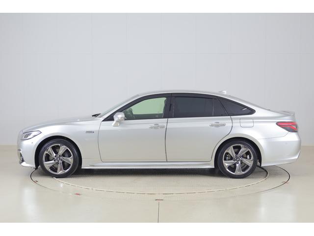 クラウンハイブリッド RSアドバンス 衝突被害軽減ブレーキ 純正ナビ 地デジTV 全周囲カメラ BSM レーダークルーズ オートハイビーム 車線逸脱警報 クリアランスソナー ETC2.0 本革 シートヒーター&クール パワーシート AC100V電源 ドラレコ 3眼LEDライト(52枚目)