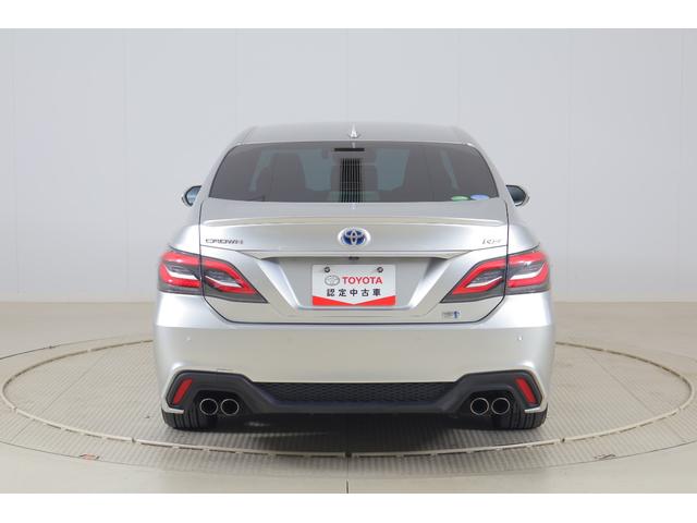 クラウンハイブリッド RSアドバンス 衝突被害軽減ブレーキ 純正ナビ 地デジTV 全周囲カメラ BSM レーダークルーズ オートハイビーム 車線逸脱警報 クリアランスソナー ETC2.0 本革 シートヒーター&クール パワーシート AC100V電源 ドラレコ 3眼LEDライト(53枚目)