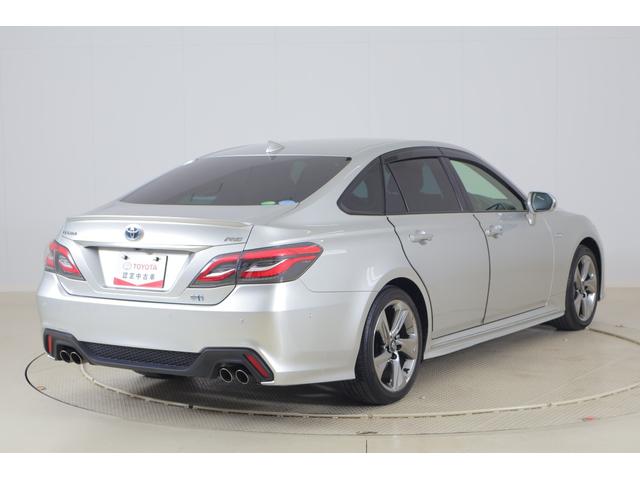 クラウンハイブリッド RSアドバンス 衝突被害軽減ブレーキ 純正ナビ 地デジTV 全周囲カメラ BSM レーダークルーズ オートハイビーム 車線逸脱警報 クリアランスソナー ETC2.0 本革 シートヒーター&クール パワーシート AC100V電源 ドラレコ 3眼LEDライト(54枚目)