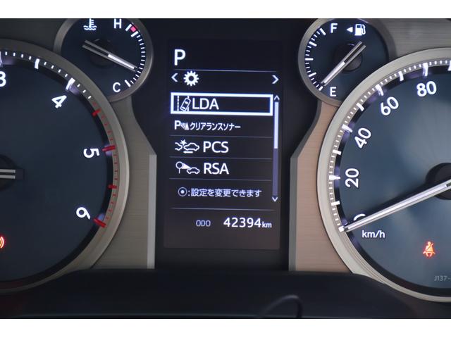 ランドクルーザープラド TX Lパッケージ マットブラックエディション 4WD サンルーフ 衝突被害軽減ブレーキ 純正9型ナビ 地デジTV バックカメラ レーダークルーズ 車線逸脱警報 オートハイビーム 本革 シートヒーター&クール クリアランスソナー 前後ドラレコ ワンオーナー(17枚目)