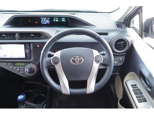 アクア G 純正SDナビ 地デジTV スマートキー ETC 電動格納ミラー Bluetooth接続 純正アルミ 横滑り防止装置 ワンオーナー(13枚目)