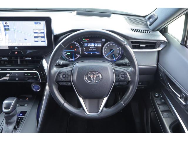 ハリアーハイブリッド Z レザーパッケージ 衝突被害軽減ブレーキ レーダークルーズ 12.3インチJBLプレミアムナビ 地デジTV 全周囲カメラ BSM 車線逸脱警報 クリアランスソナー ETC シートヒーター&クール ステアリングヒーター パワーバックドア デジタルミラー ドラレコ(13枚目)