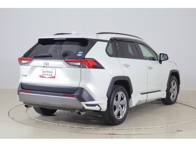 RAV4 G 4WD モデリスタフルエアロ 衝突被害軽減ブレーキ 純正9インチナビ 地デジTV バックカメラ BSM レーダークルーズ 車線逸脱警報 クリアランスソナー オートハイビーム ETC2.0 ドラレコ シートヒーター ステアリングヒーター パワーバックドア(48枚目)