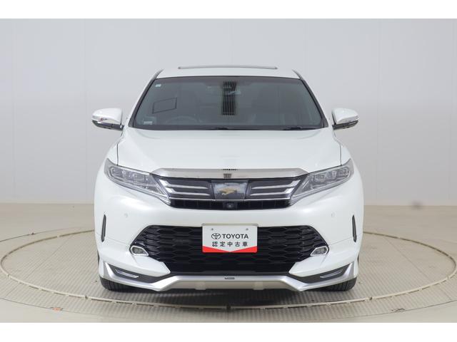 ハリアー プログレス　メタルアンド　レザーパッケージ　モデリスタエアロ　衝突被害軽減ブレーキ　サンルーフ　純正ＪＢＬプレミアムナビ　地デジＴＶ　全周囲カメラ　レーダークルーズ　ＥＴＣ　クリアランスソナー　車線逸脱警報　シートヒーター＆クール　パワーバックドア　前後ドラレコ（50枚目）