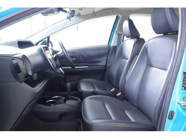 アクア Ｇソフトレザーセレクション　衝突被害軽減ブレーキ　純正９インチナビ　地デジＴＶ　バックカメラ　スマートキー　ＥＴＣ　クルーズコントロール　オートハイビーム　車線逸脱警報　クリアランスソナー　前後ドラレコ　Ｂｌｕｅｔｏｏｔｈ接続　横滑り防止装置（37枚目）